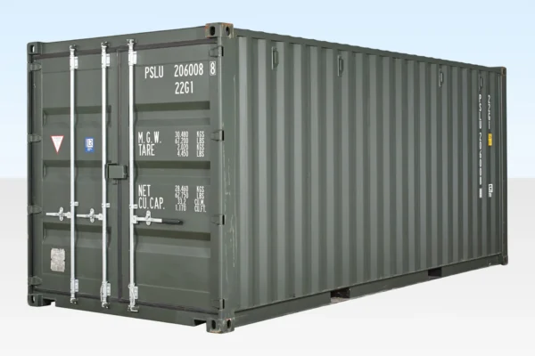 20ft shipping container for sale green